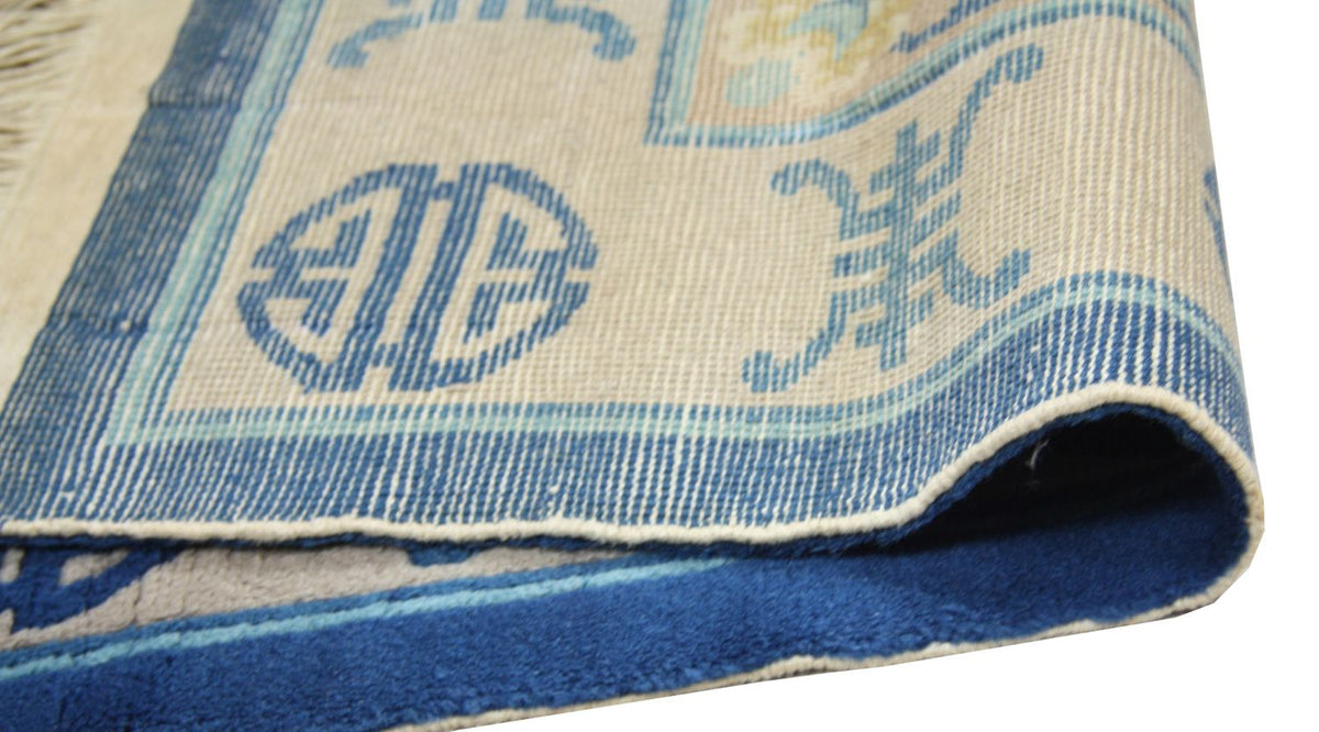 Kina matta - 152 x 91 cm - blå