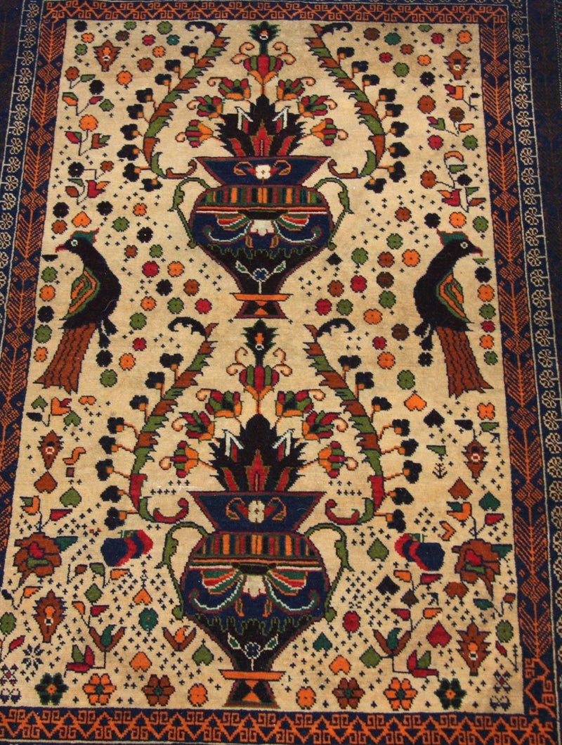 Baluch-matta - 115 x 80 cm - beige
