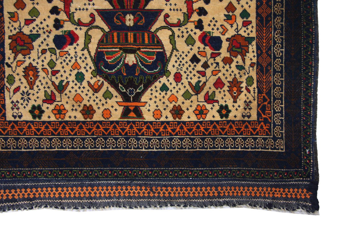 Baluch-matta - 115 x 80 cm - beige