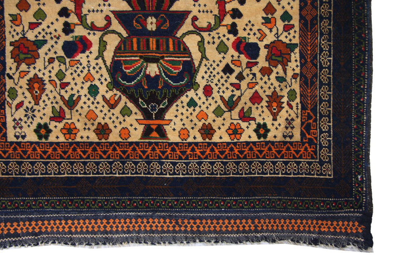 Baluch-matta - 115 x 80 cm - beige