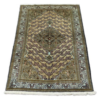 Silk Carpet - Ghom Silk - Premium - 163 x 109 cm - mörkblå