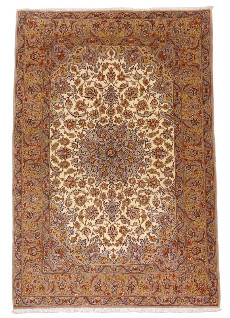 Persisk matta - Isfahan - Premium - 164 x 112 cm - beige