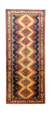 Runner Persisk matta - Nomadic - 312 x 125 cm - blå