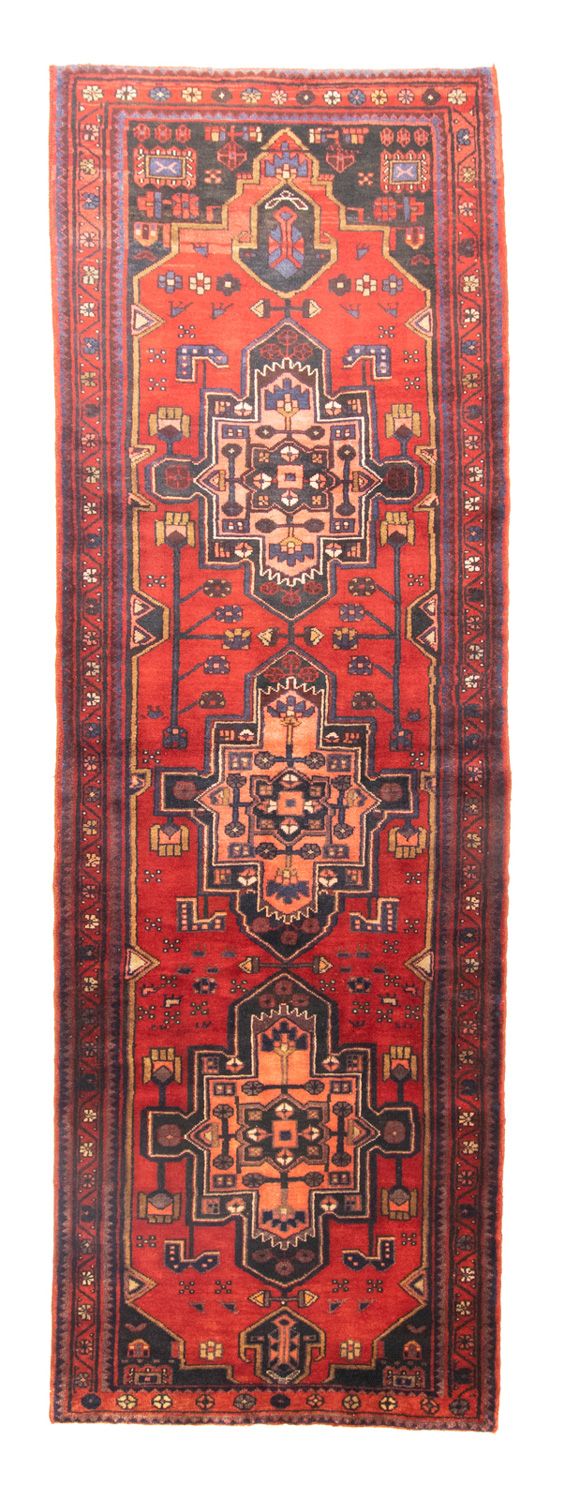 Runner Persisk matta - Nomadic - 326 x 105 cm - röd