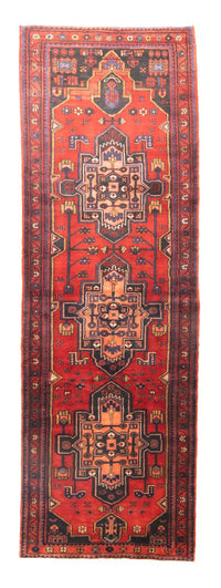Runner Persisk matta - Nomadic - 326 x 105 cm - röd