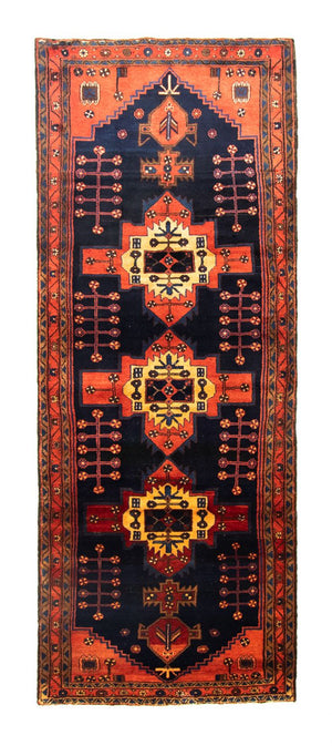 Runner Persisk matta - Nomadic - 305 x 115 cm - blå