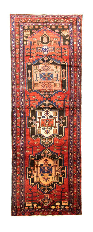 Runner Persisk matta - Nomadic - 312 x 106 cm - röd