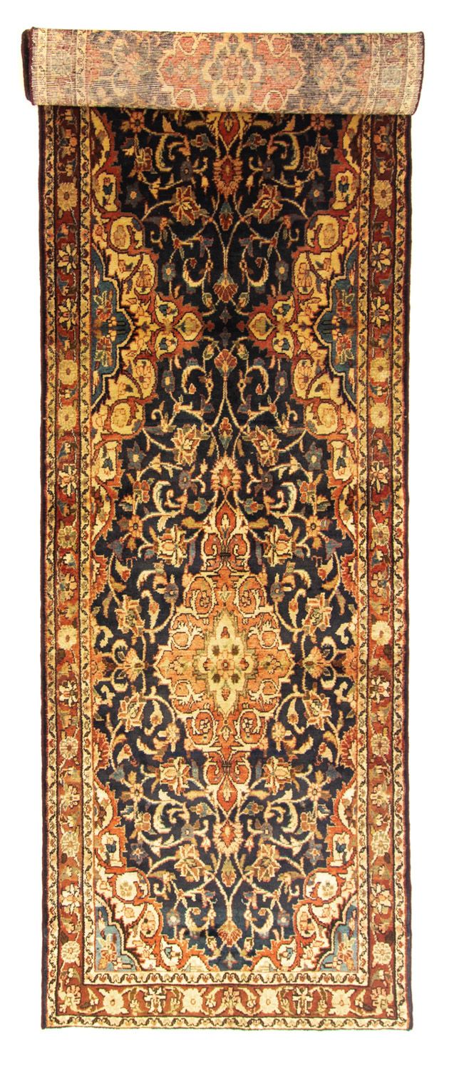 Runner Persisk matta - Nomadic - 428 x 110 cm - blå