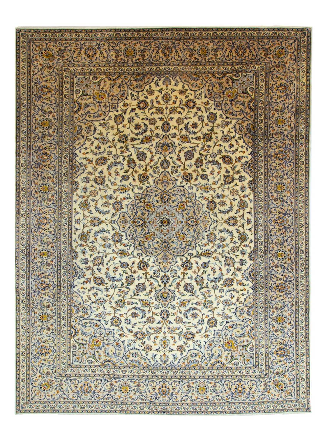 Persiska mattor - Keshan - 402 x 296 cm - beige