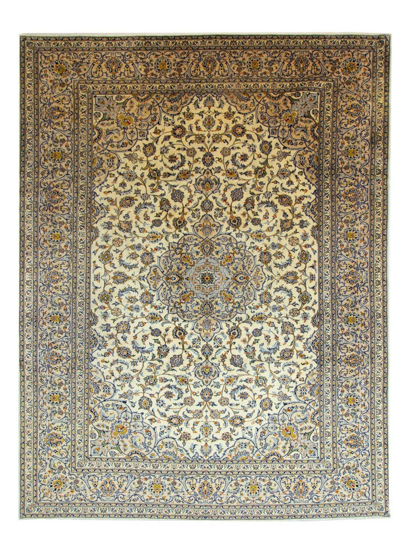 Persiska mattor - Keshan - 402 x 296 cm - beige