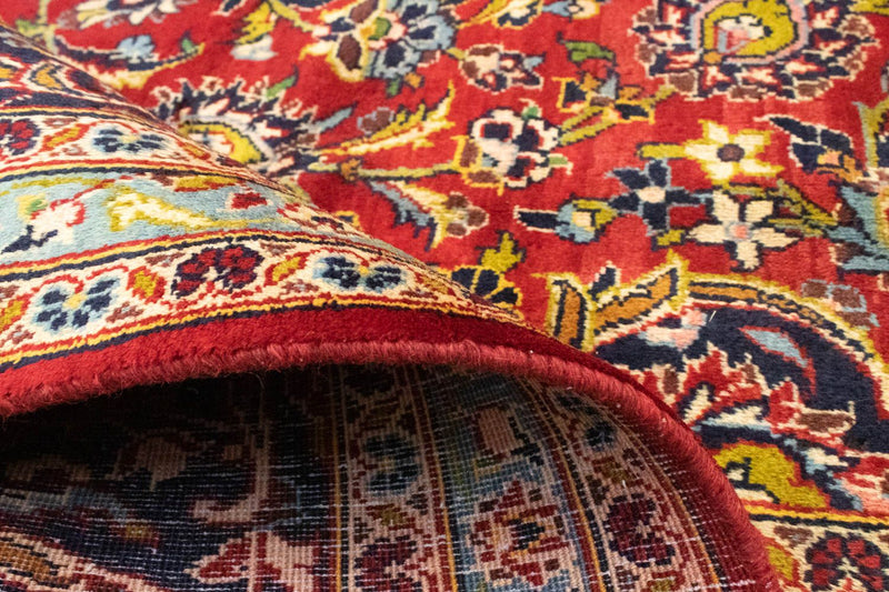 Persiska mattor - Keshan - 407 x 292 cm - röd