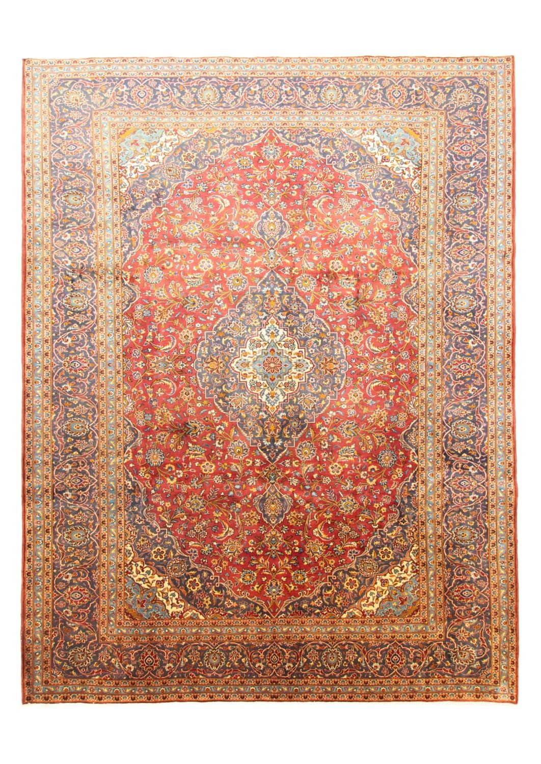Persiska mattor - Keshan - 397 x 300 cm - orange