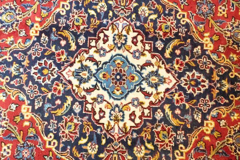 Persiska mattor - Keshan - 414 x 297 cm - orange