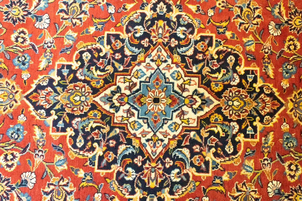 Persiska mattor - Keshan - 382 x 270 cm - orange