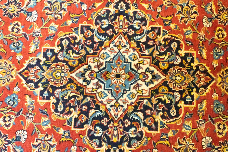Persiska mattor - Keshan - 382 x 270 cm - orange