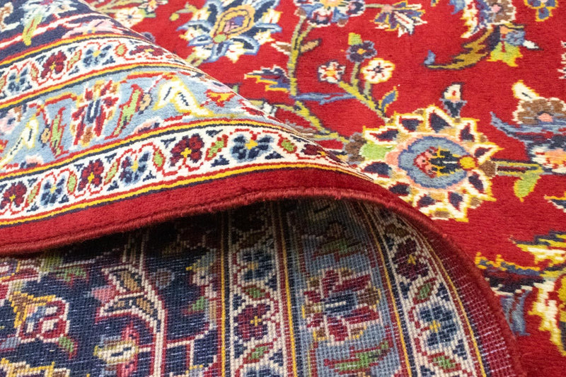 Persiska mattor - Keshan - 390 x 297 cm - röd