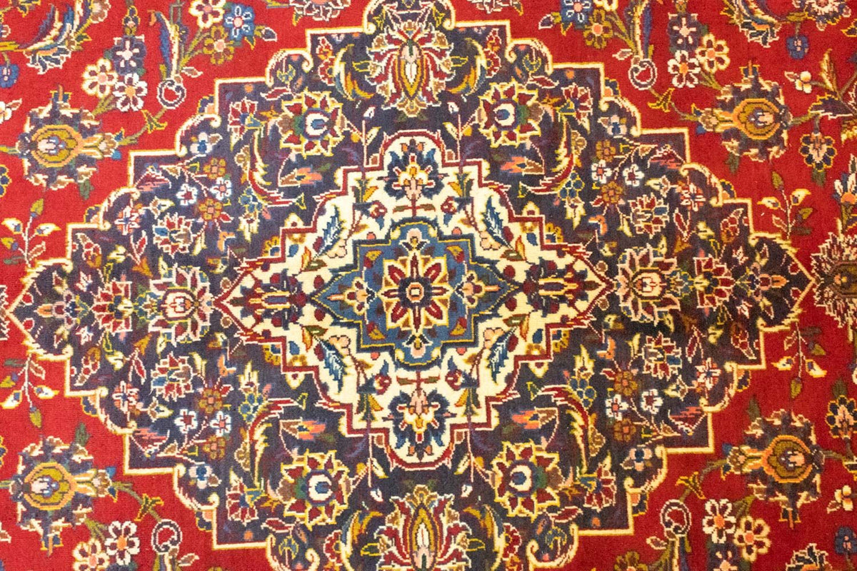 Persiska mattor - Keshan - 400 x 295 cm - röd