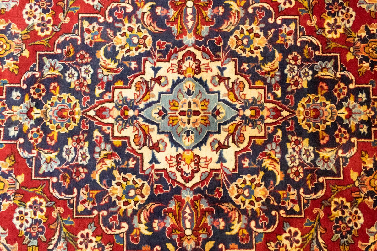 Persiska mattor - Keshan - 402 x 297 cm - röd