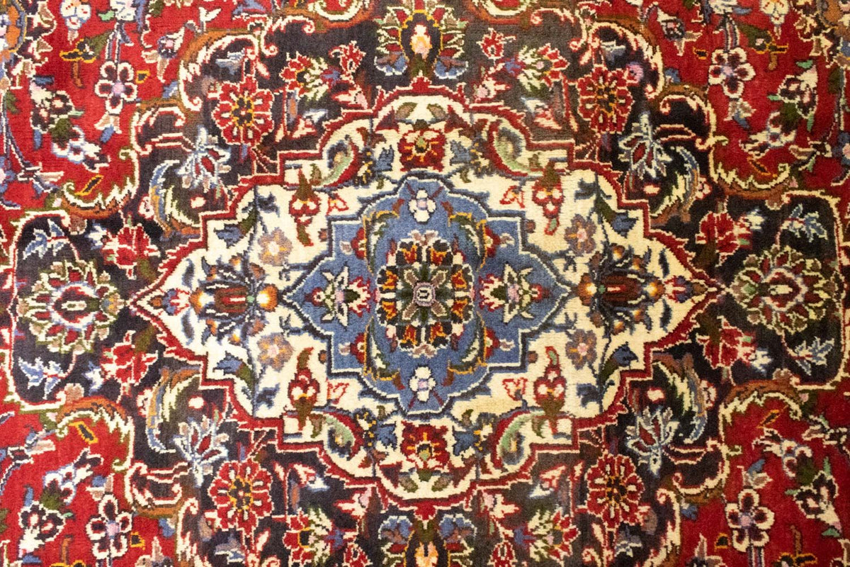 Persiska mattor - Keshan - 420 x 291 cm - röd