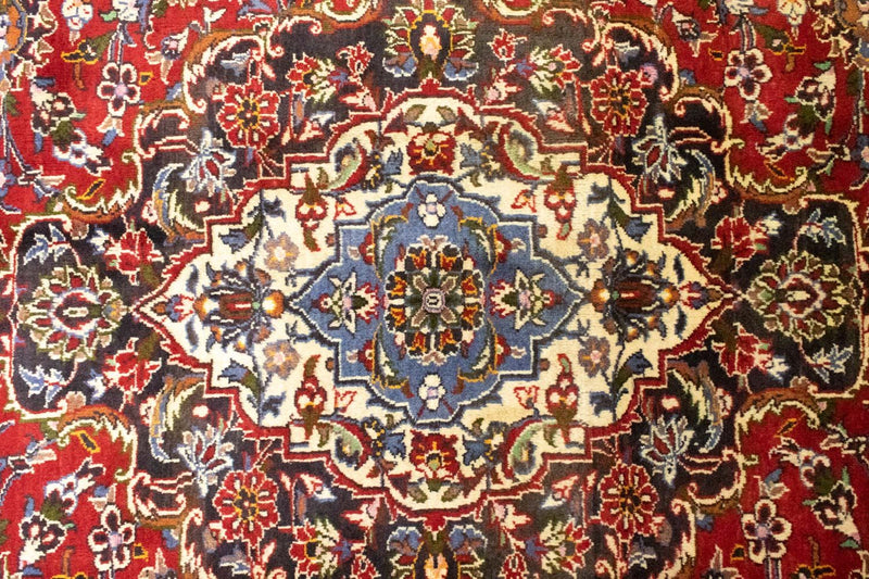 Persiska mattor - Keshan - 420 x 291 cm - röd