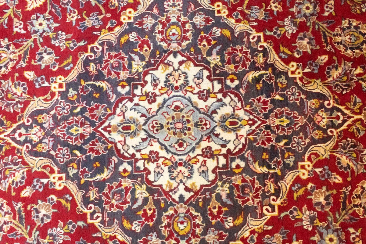 Persiska mattor - Keshan - 412 x 300 cm - röd