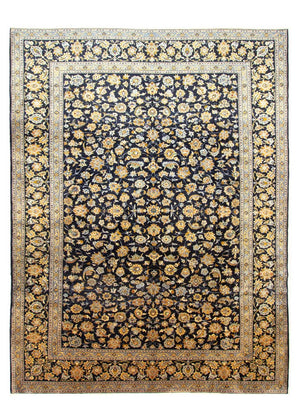 Persiska mattor - Keshan - 410 x 311 cm - blå