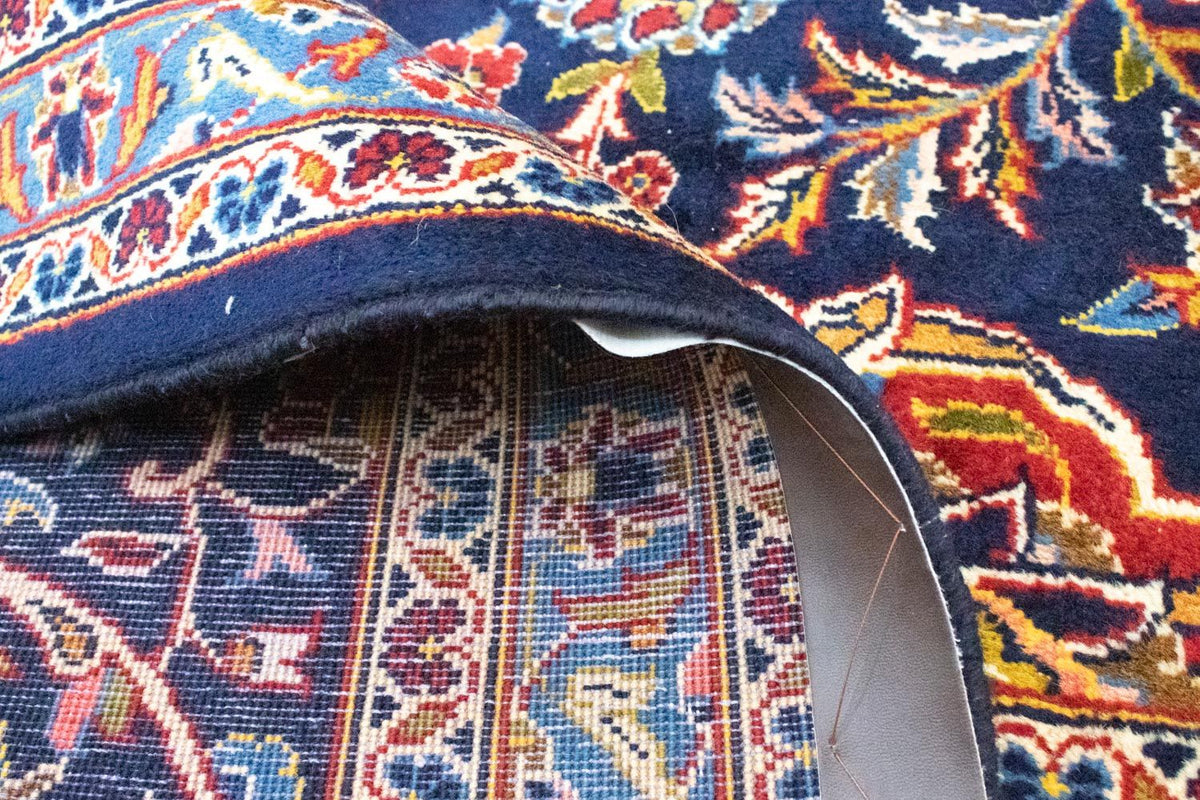 Persiska mattor - Keshan - 419 x 298 cm - blå