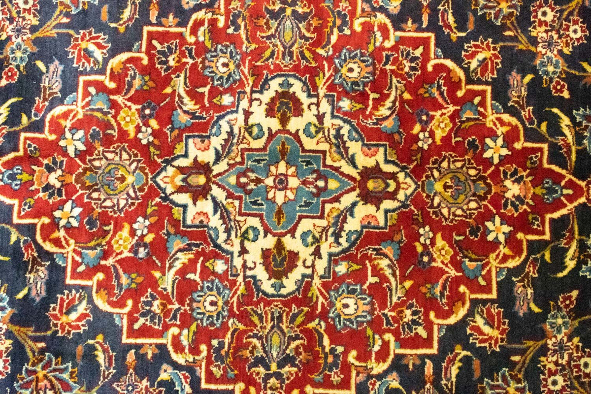 Persiska mattor - Keshan - 405 x 294 cm - blå