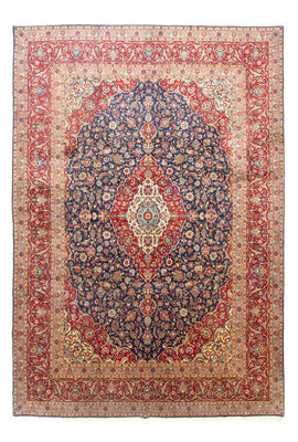 Persiska mattor - Keshan - 433 x 300 cm - blå