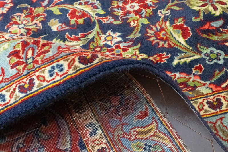 Persiska mattor - Keshan - 433 x 300 cm - blå