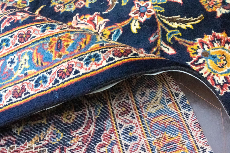 Persiska mattor - Keshan - 396 x 287 cm - blå