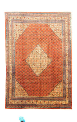 Persisk matta - Mir - 300 x 206 cm - orange