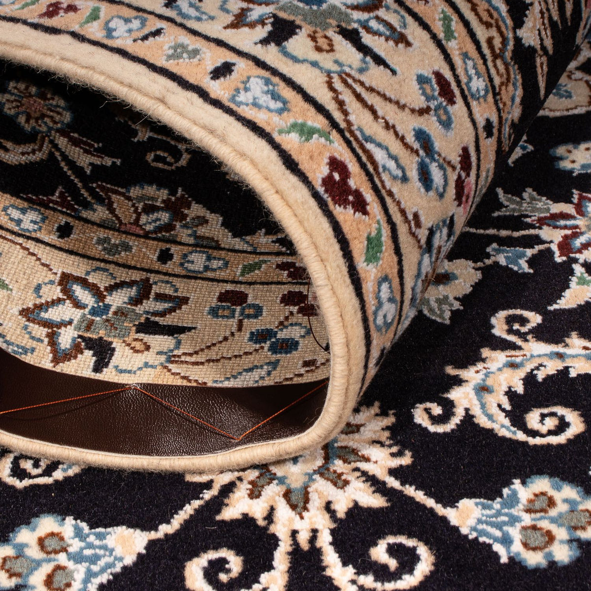 Persisk matta - Nain - Royal - 156 x 98 cm - mörkblå