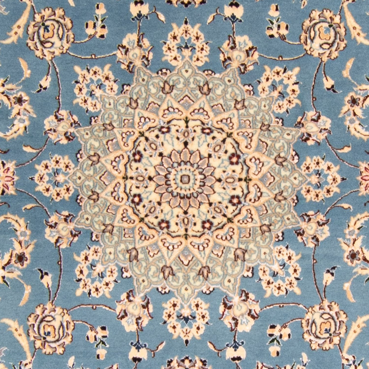 Persisk matta - Nain - Premium - 178 x 120 cm - ljusblå