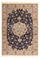 Persisk matta - Nain - Premium - 142 x 97 cm - mörkblå