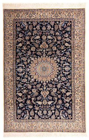 Persisk matta - Nain - Premium - 205 x 128 cm - mörkblå