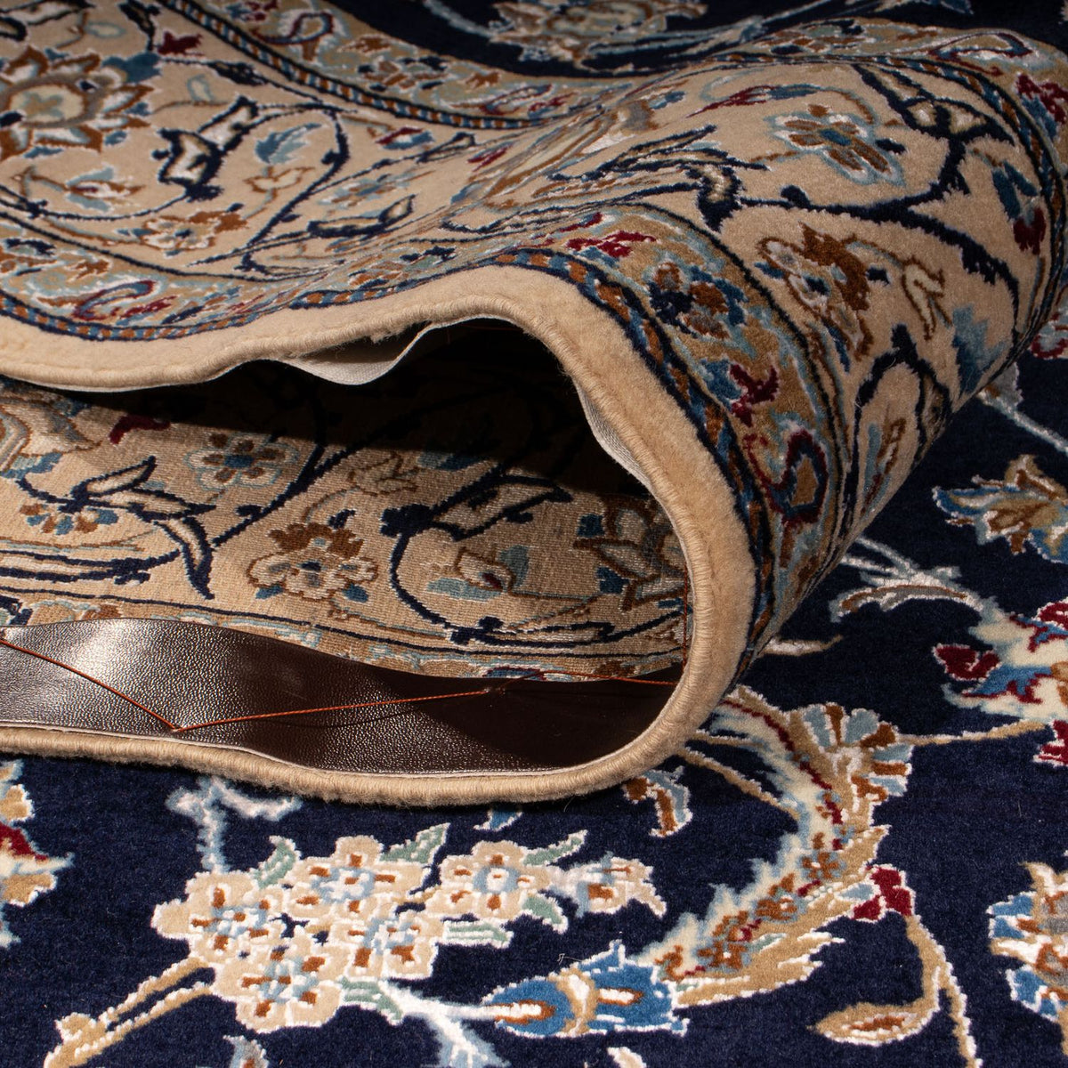 Persisk matta - Nain - Premium - 205 x 128 cm - mörkblå