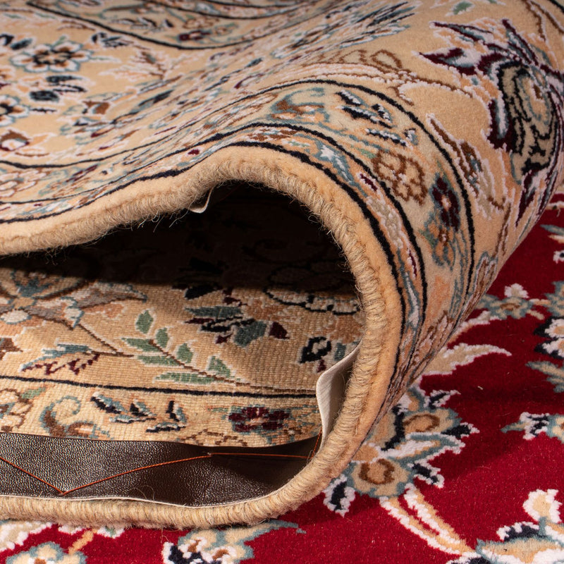 Persisk matta - Nain - Royal - 306 x 197 cm - mörkröd