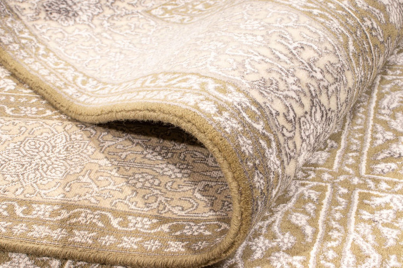 Designermatta - 252 x 168 cm - ljusbrun