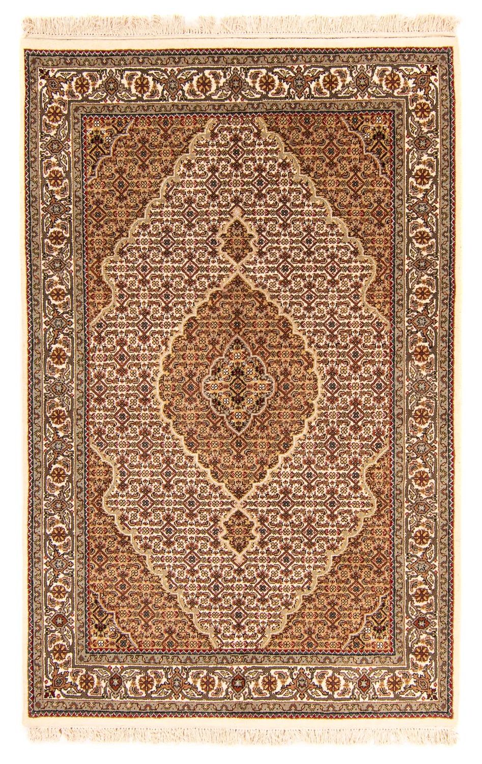 Persisk matta - Tabriz - 193 x 123 cm - beige