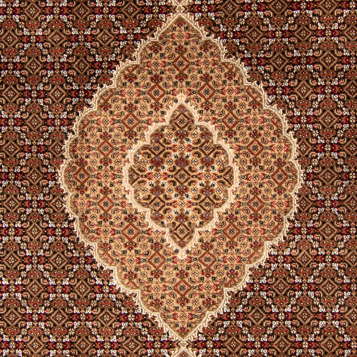 Persisk matta - Tabriz - 300 x 200 cm - mörkblå