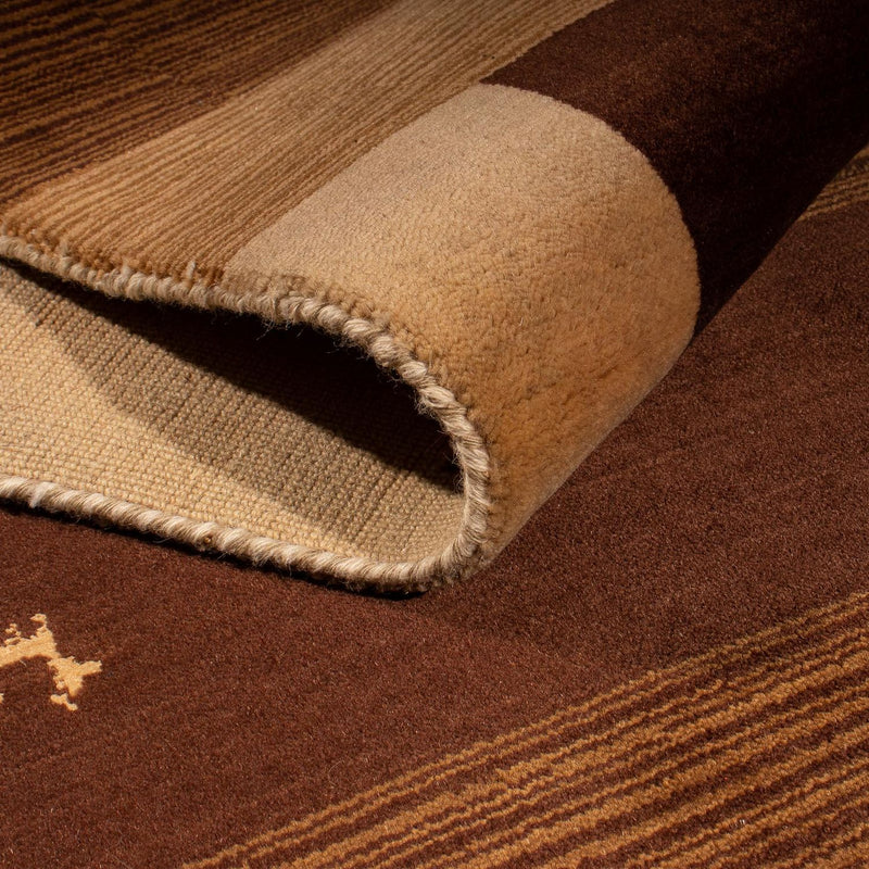 Runner Gabbeh-matta - Softy - 301 x 82 cm - brun