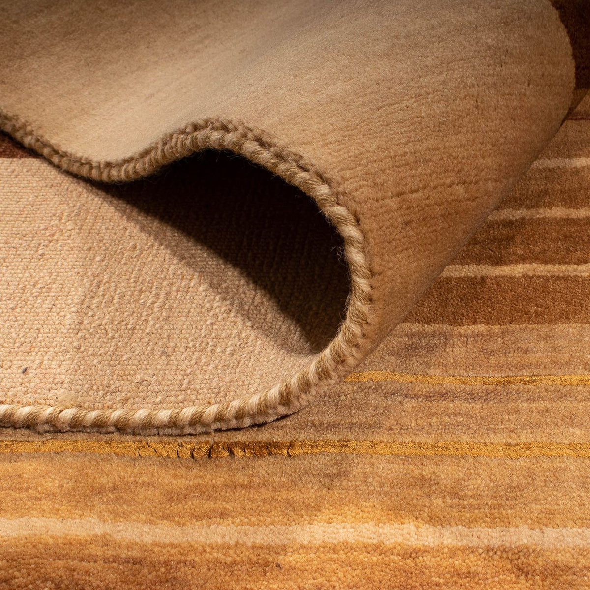 Gabbeh-matta - Softy - 169 x 121 cm - ljusbrun