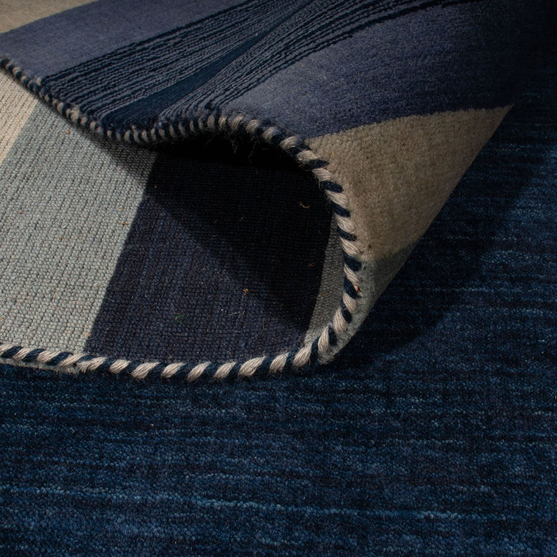 Gabbeh-matta - Softy - 296 x 206 cm - mörkblå