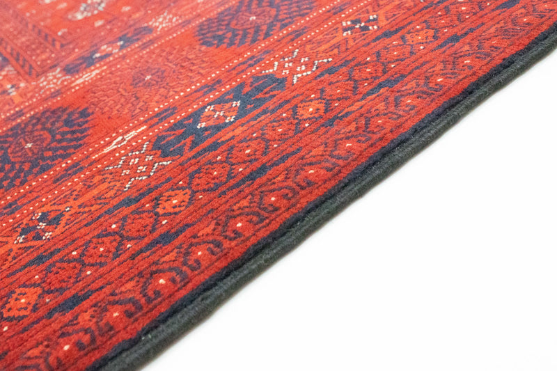 Afghansk matta - Bukhara - 297 x 198 cm - mörkröd