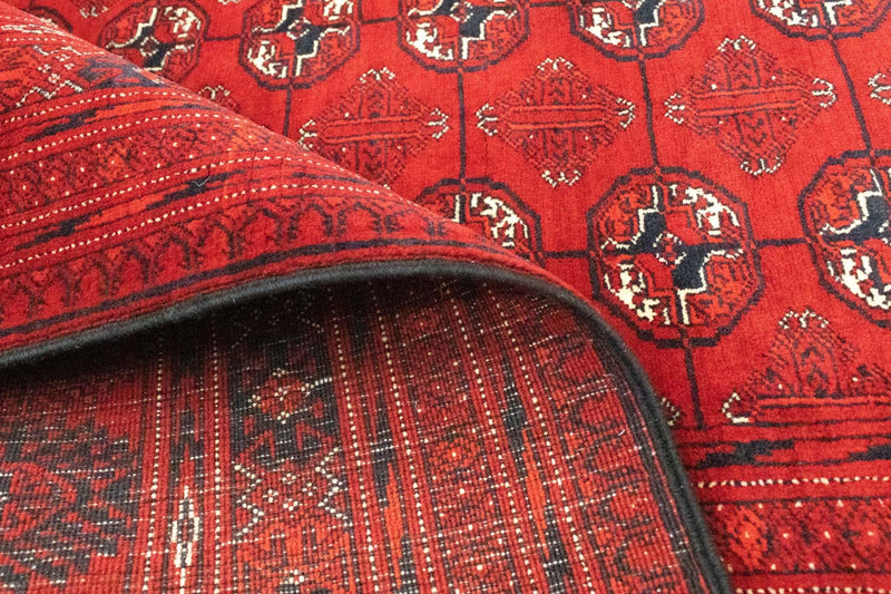 Afghansk matta - Bukhara - 293 x 203 cm - röd