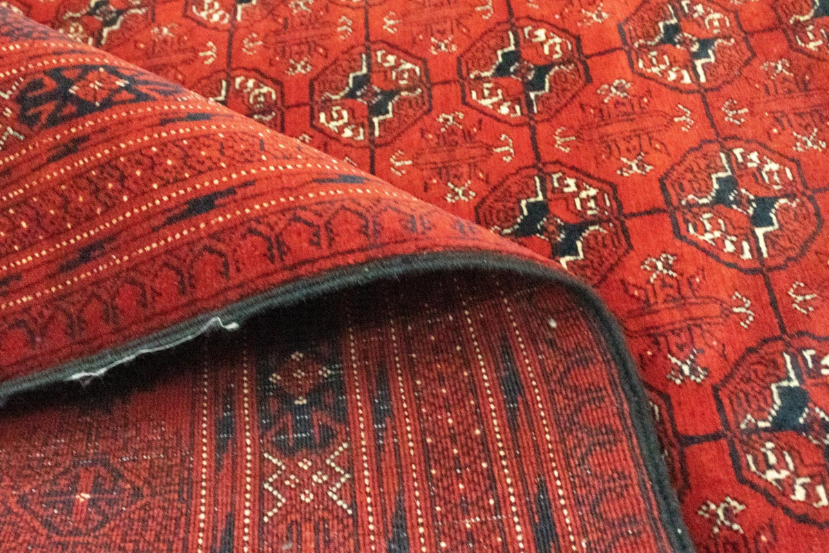 Afghansk matta - Bukhara - 295 x 192 cm - mörkbrun