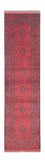 Runner Afghansk matta - Kunduz - 297 x 74 cm - röd