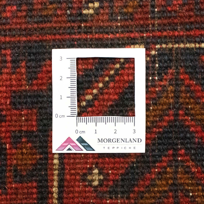 Afghansk matta - Kunduz - 195 x 155 cm - röd