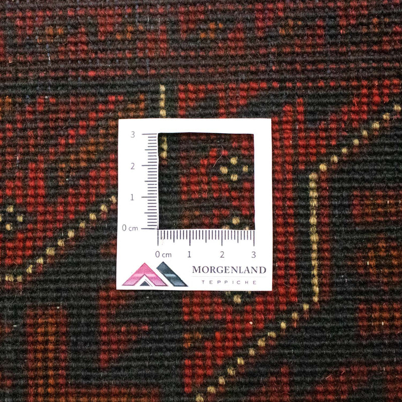 Afghansk matta - Kunduz - 206 x 149 cm - röd